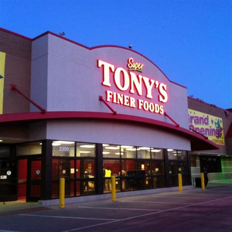 “When people decide to buy our. . Tonys finer foods